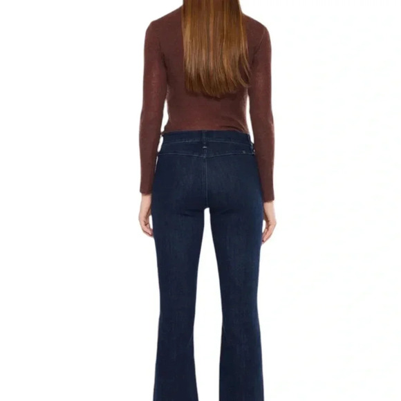 KanCan Star Mid Rise Boot Cut Denim Jeans Size 29 Dark Wash Stretch Casual - Picture 9 of 9